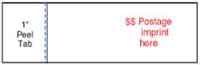 Short Single Strip Mailing Labels